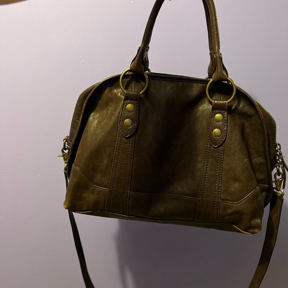 Frye Melissa Leather domed satchel